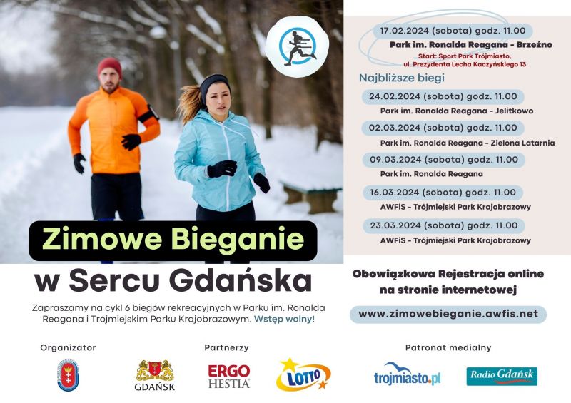 Zimowe Bieganie w Sercu Gdańska