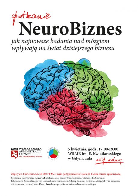 Neurobiznes - jak najnowsze badania nad mózgiem wpływają na świat dzisiejszego biznesu - spotkanie otwarte w WSAiB