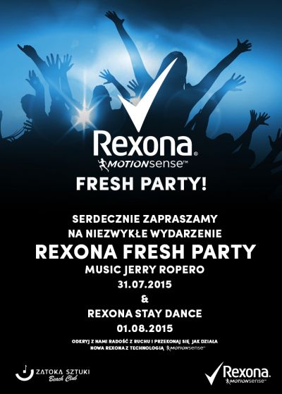 Rexona Fresh Party & Rexona Dance - plakat