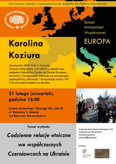 Wykład Karolina Koziura plakat