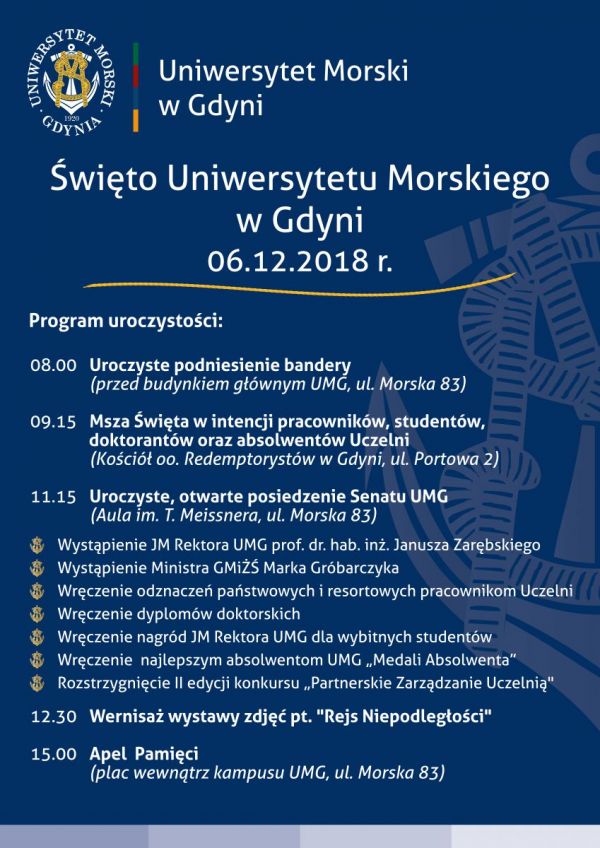 Święto Uniwersytetu Morskiego w Gdyni