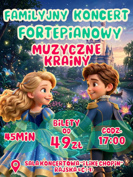 Muzyczne Krainy - bajkowy koncert dla dzieci i dorosłych