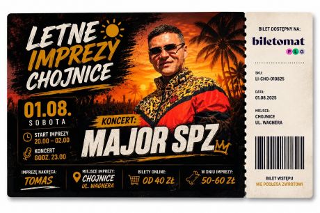 MAJOR SPZ NA ŻYWO – LETNIE IMPREZY CHOJNICE!